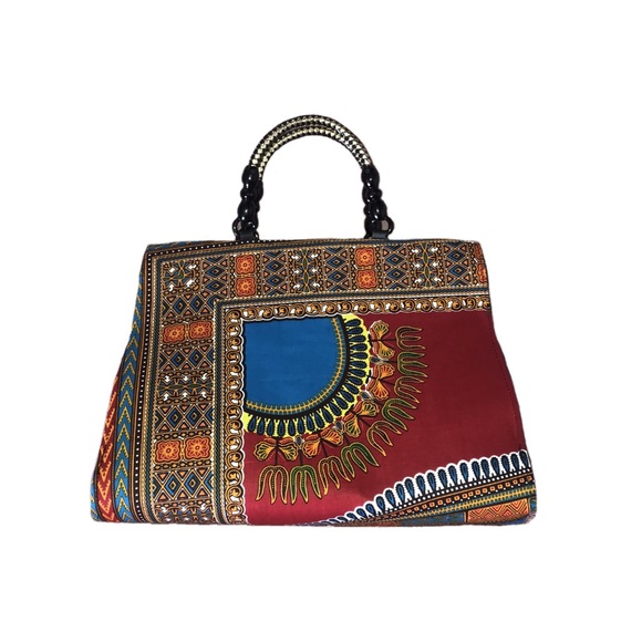 african print tote bags